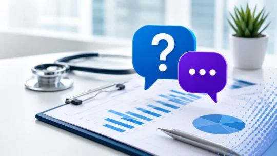 Modern medical analytics workspace