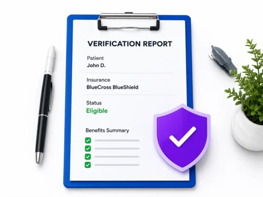 Verification report on clean desk setup